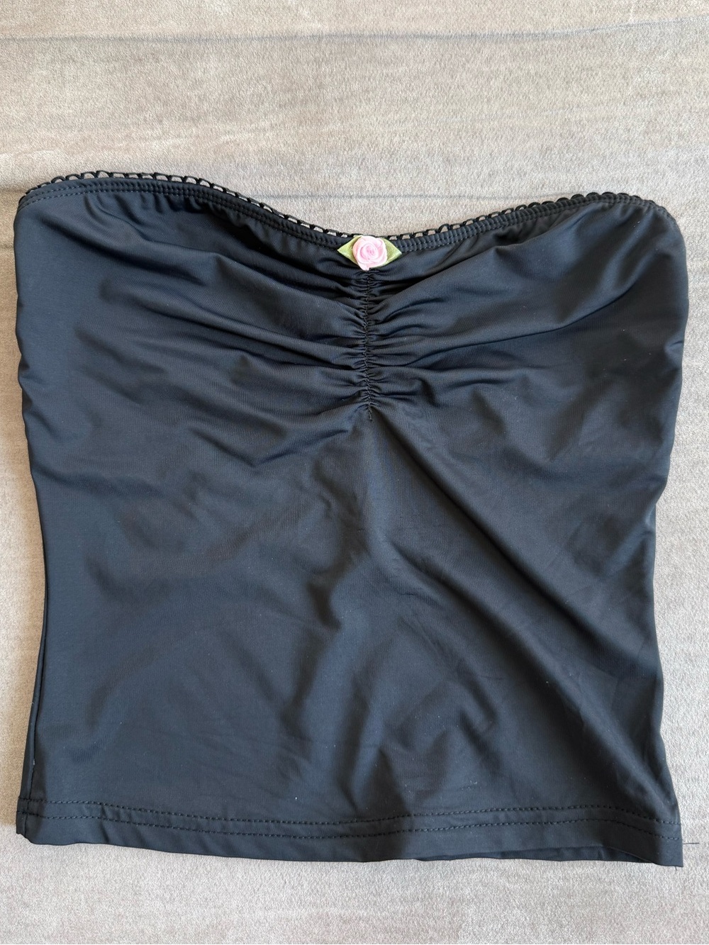 Sky to moon black strapless tube top size small